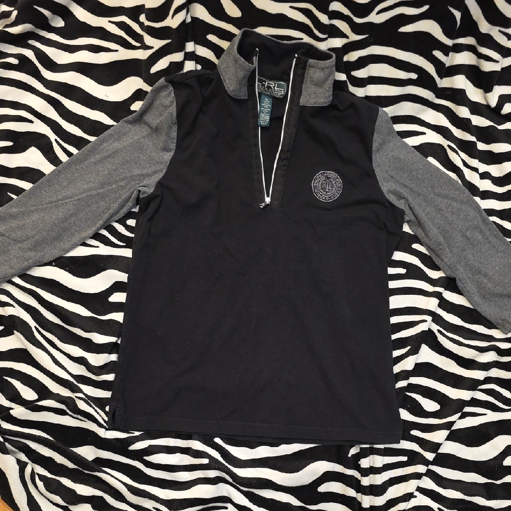 Ralph Lauren Black and Gray Kids Sweatshirt